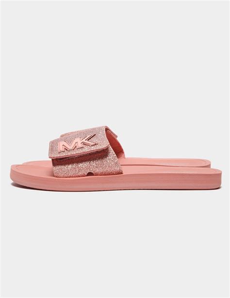 michael kors sneaker rosa|Michael Kors pink slides.